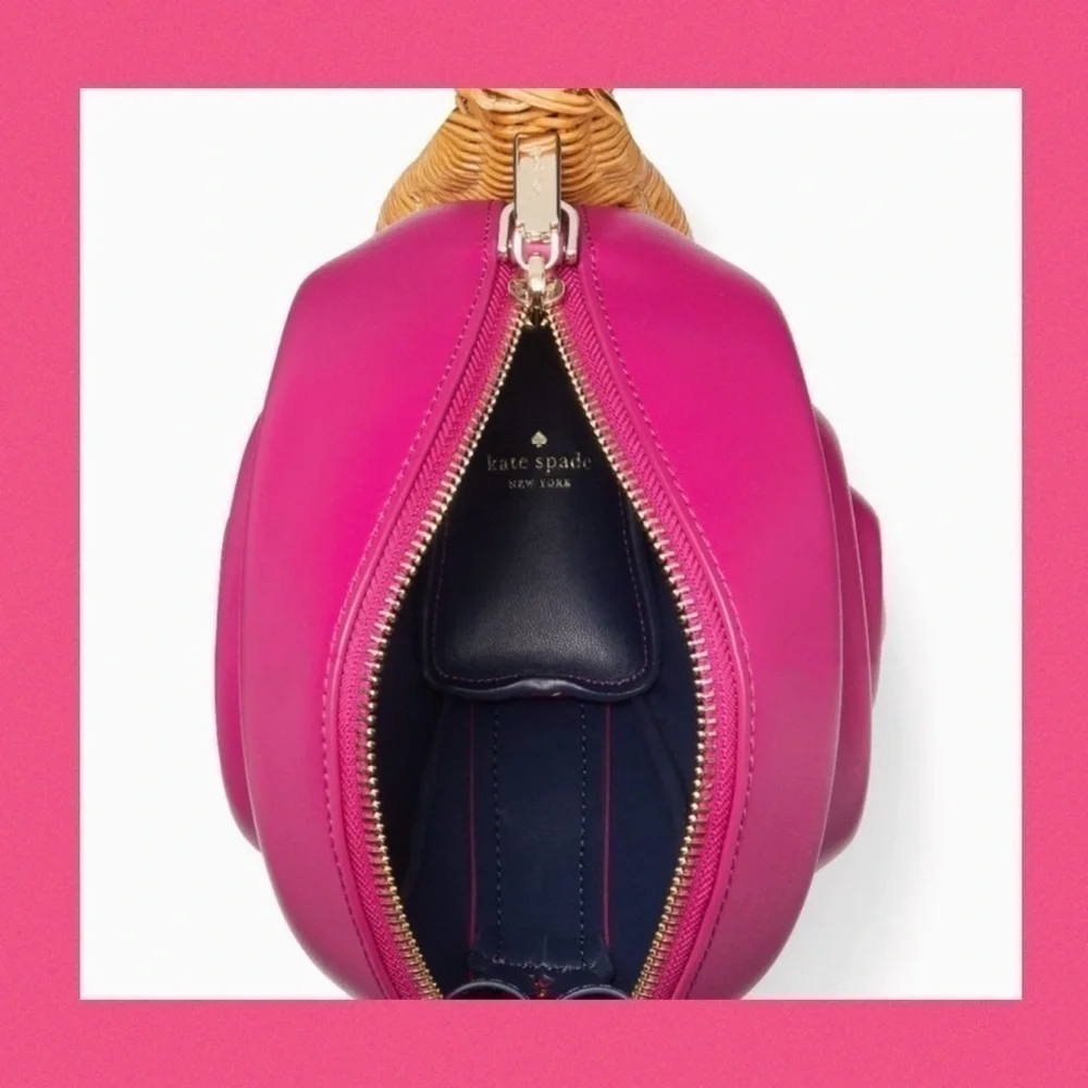 Kate Spade Pink Snail 🐌 Bag NWT Enchanted Forest